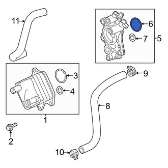 Acura OE - Automatic Transmission Oil Cooler O-Ring