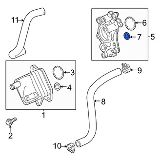 Acura OE - Automatic Transmission Oil Cooler O-Ring