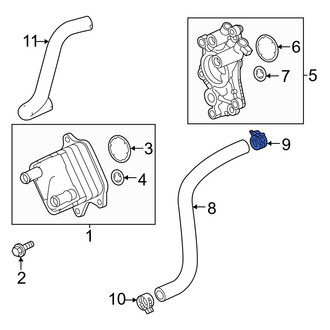 Acura OE - HVAC Heater Hose Clamp