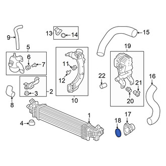 Acura OE - Intercooler Pipe Gasket