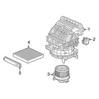 Acura OE - Air Conditioner & Heater - Blower Motor & Fan