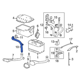 Acura OE - Battery Vent Tube