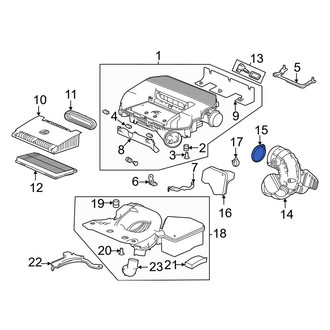 Acura OE - Engine Air Duct Clamp