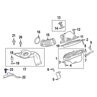 Acura OE - Engine Air Intake Hose Bolt