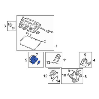 Acura OE - Right Upper Engine Timing Cover