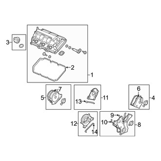 Acura OE - Engine / Transaxle - Valve & Timing Covers