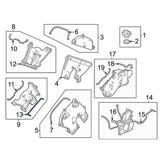 Acura OE - Lower Engine Timing Cover Gasket
