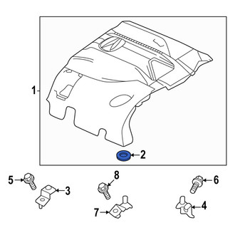 Acura OE - Engine Cover Mounting Bushing
