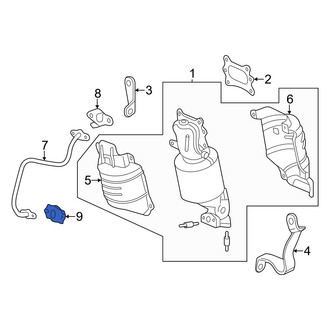 Acura OE - Lower Exhaust Gas Recirculation (EGR) Tube Gasket