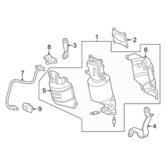 Acura OE - Exhaust System - Exhaust Manifold (Base / SH-AWD)