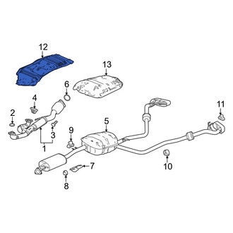 Acura OE - Front Floor Pan Heat Shield