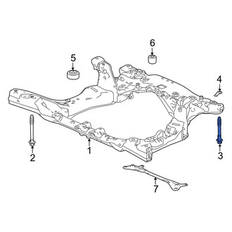Acura OE - Rear Suspension Crossmember Bolt