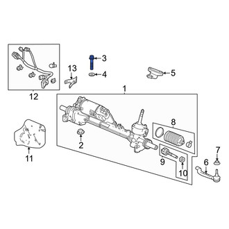 Acura OE - Rack and Pinion Bolt