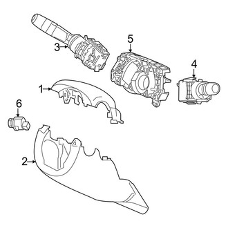 Acura OE - Steering Column - Shroud, Switches & Levers