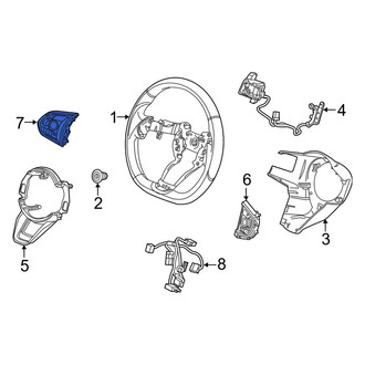 Acura OE - Steering Wheel Radio Controls