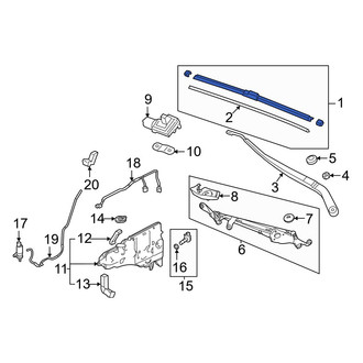 Acura OE - Front Left Wiper Blade