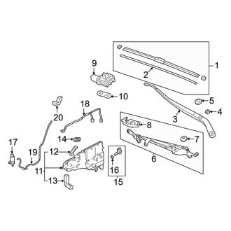 Acura OE - Windshield - Wiper & Washer Components