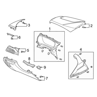 Acura OE - Instrument Panel Components (Driver Side)
