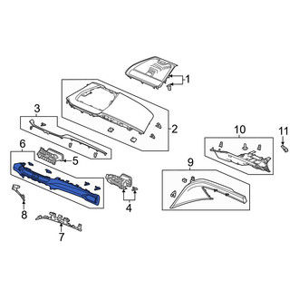 Acura OE - Right Instrument Panel Trim Panel