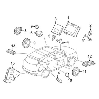 Acura OE - Instrument Panel - Sound System (Base / SH-AWD / Type S)