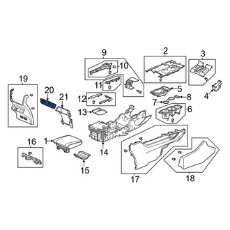 Acura OE - Console Air Vent