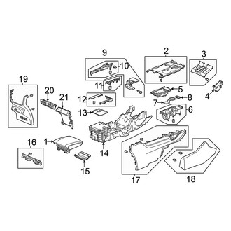 Acura OE - Center Console (Console & Trim)
