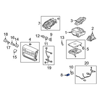 Acura OE - Rear Left 12 Volt Accessory Power Outlet