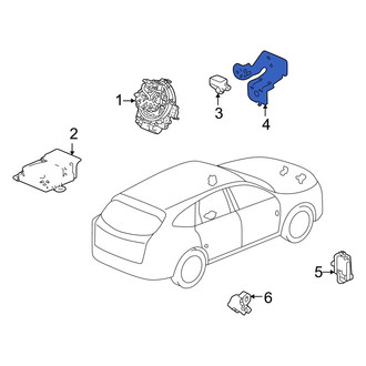 Acura OE - Left Air Bag Impact Sensor Bracket