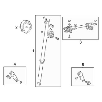 Acura OE - Restraint Systems - Second Row Seat Belts