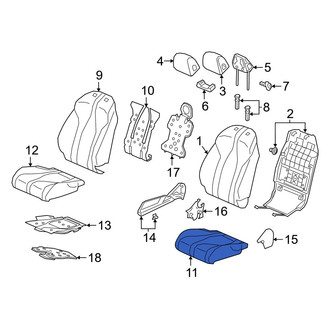 Acura OE - Center Seat Cushion Pad