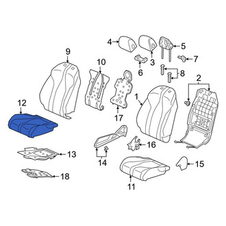 Acura OE - Front Left Seat Cover