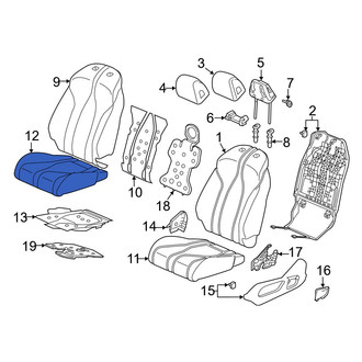 Acura OE - Center Left Seat Cover
