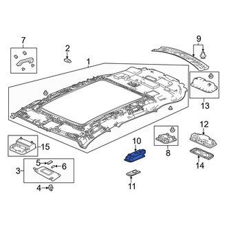 Acura OE - Left Reading Light