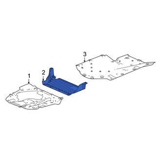 Acura OE - Center Floor Pan Splash Shield