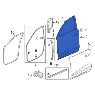 Acura OE - Front Left Door Shell