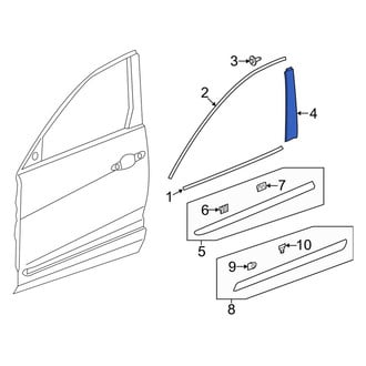 Acura OE - Front Left Door Applique