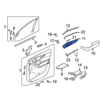 Acura OE - Front Left Door Panel Insert