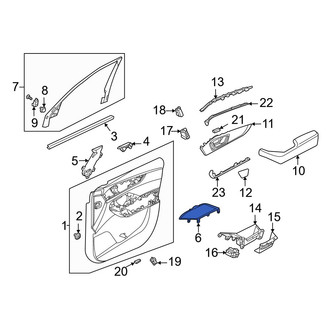 Acura OE - Front Right Speaker Cover