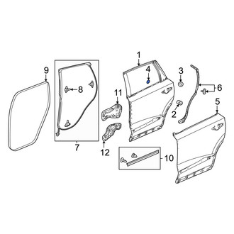 Acura OE - Rear Door Plug