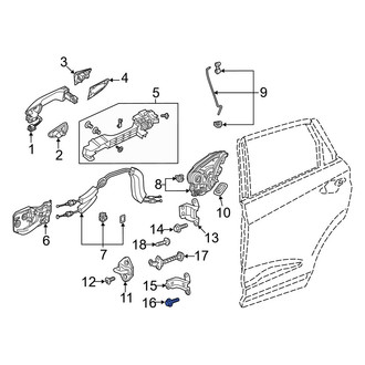 Acura OE - Liftgate Hinge Bolt
