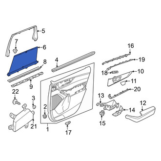 Acura OE - Rear Left Window Shade