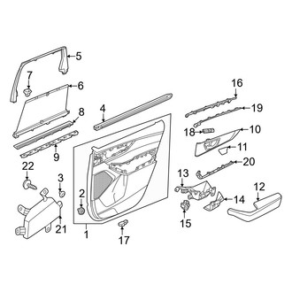 Acura OE - Rear Door - Interior Trim