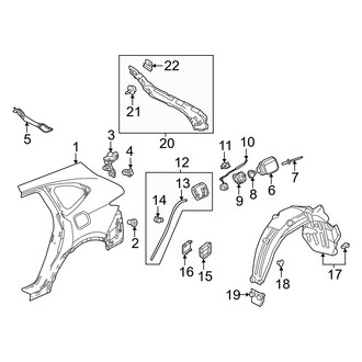 Acura OE - Quarter Panel & Components