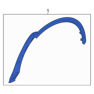 Acura OE - Front Left Wheel Arch Molding