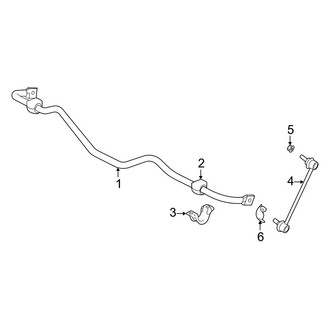 Acura OE - Rear Suspension - Stabilizer Bar & Components (FWD)