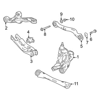 Acura OE - Rear Suspension - Suspension Components (AWD)