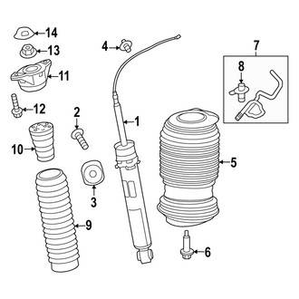 Acura OE - Rear Suspension - Shocks & Components (3.0L)