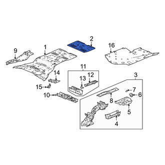 Acura OE - Front Floor Pan