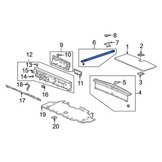 Acura OE - Rear Trunk Trim Panel