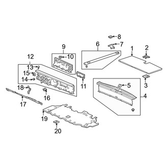 Acura OE - Rear Body & Floor - Interior Trim